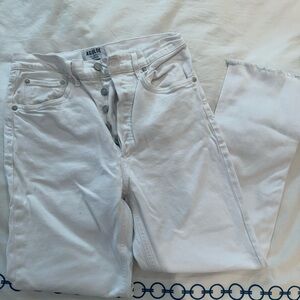 AGOLDE Women's White Jeans